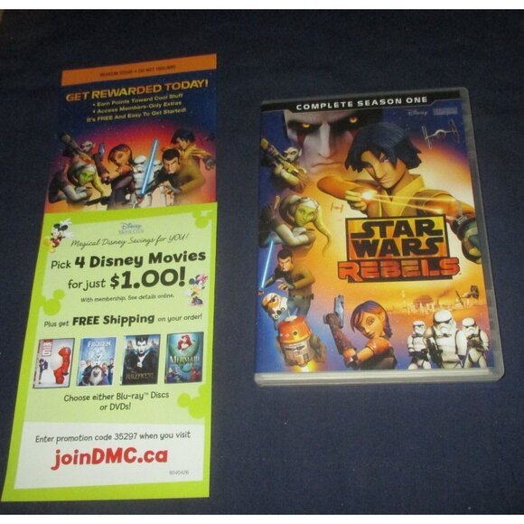 Star Wars Rebels: Complete Season One (DVD, 2014 3-Disc Set) - Picture 3 of 6